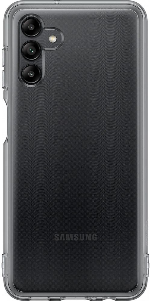 Origineel Samsung Galaxy A04s Hoesje Soft Clear Cover Zwart afbeelding 1