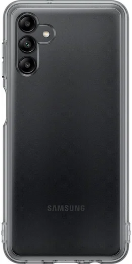 Origineel Samsung Galaxy A04s Hoesje Soft Clear Cover Zwart afbeelding 1