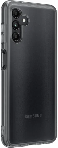 Origineel Samsung Galaxy A04s Hoesje Soft Clear Cover Zwart afbeelding 2
