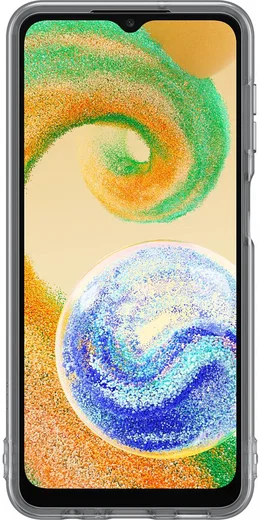 Origineel Samsung Galaxy A04s Hoesje Soft Clear Cover Zwart afbeelding 3