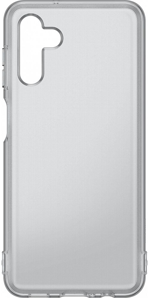 Origineel Samsung Galaxy A04s Hoesje Soft Clear Cover Zwart afbeelding 4