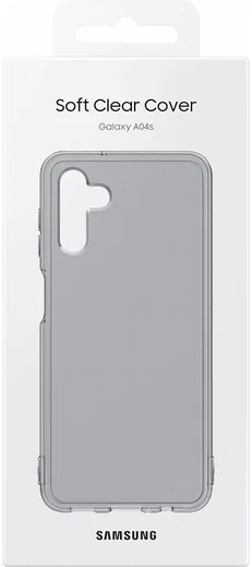 Origineel Samsung Galaxy A04s Hoesje Soft Clear Cover Zwart afbeelding 6