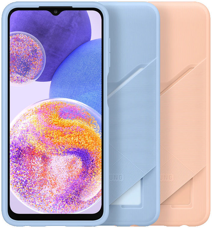 Origineel Samsung Galaxy A23 Hoesje Card Slot Cover Oranje afbeelding 6