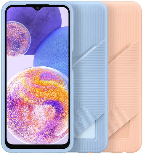 Origineel Samsung Galaxy A23 Hoesje Card Slot Cover Oranje afbeelding 6