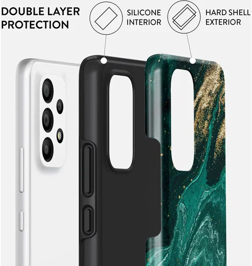 Burga Tough Case Samsung Galaxy A33 Hoesje Emerald Pool afbeelding 2