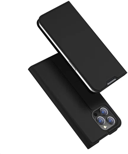 Dux Ducis Skin Pro Series Apple iPhone 14 Pro Max Hoesje Wallet Zwart afbeelding 2