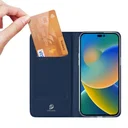 Dux Ducis Skin Pro Series Apple iPhone 14 Pro Max Hoesje Wallet Blauw