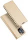 Dux Ducis Skin Pro Series Apple iPhone 14 Pro Max Hoesje Wallet Goud afbeelding 2