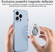 Magnetische MagSafe Ring Houder Standaard voor Vinger Wit afbeelding 4