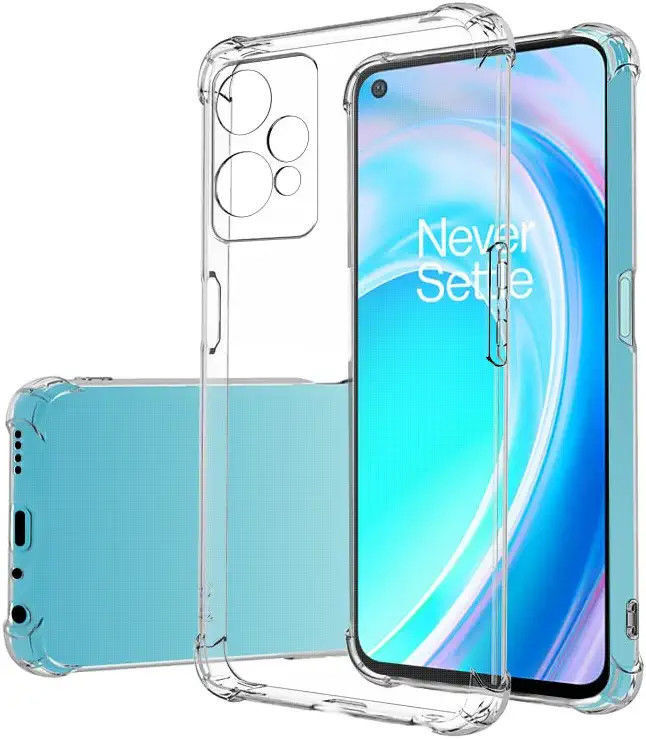 OnePlus Nord CE 2 Lite Hoesje Schokbestendig en Dun TPU Transparant afbeelding 1