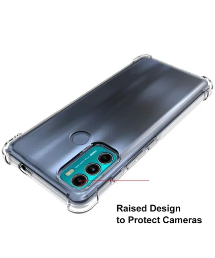 Motorola Moto G60 Hoesje Schokbestendig en Dun TPU Transparant afbeelding 5