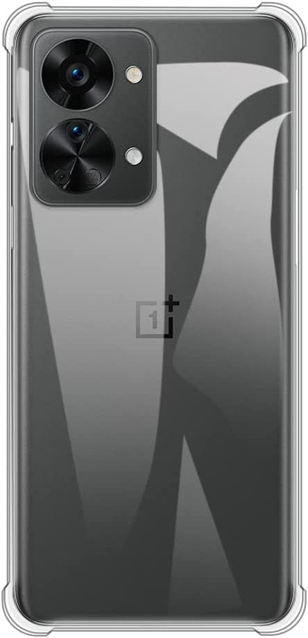 OnePlus Nord 2T Hoesje Schokbestendig en Dun TPU Transparant afbeelding 1