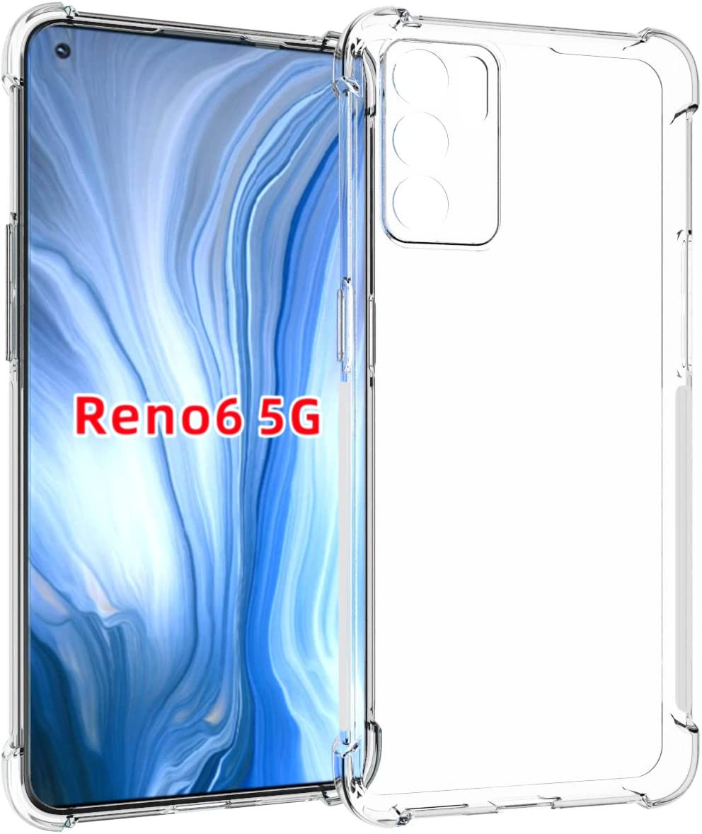 Oppo Reno 6 5G Hoesje Schokbestendig en Dun TPU Transparant afbeelding 11