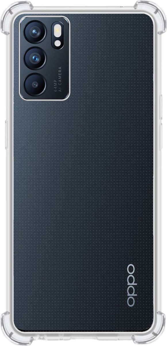 Oppo Reno 6 5G Hoesje Schokbestendig en Dun TPU Transparant afbeelding 12