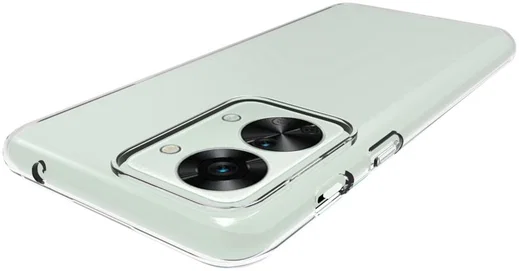 OnePlus Nord 2T Hoesje Dun TPU Back Cover Transparant afbeelding 5