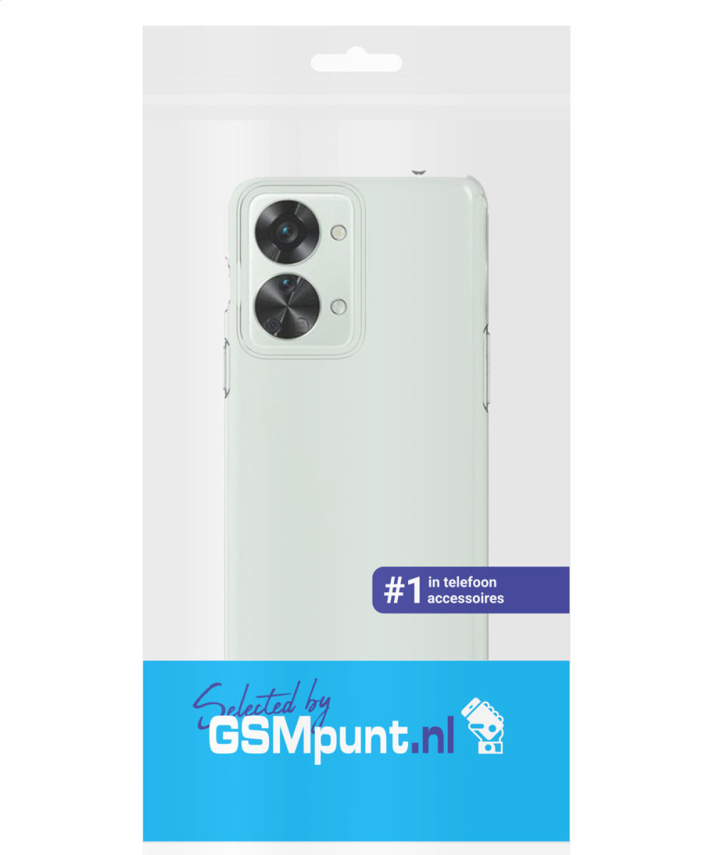 OnePlus Nord 2T Hoesje Dun TPU Back Cover Transparant afbeelding 8