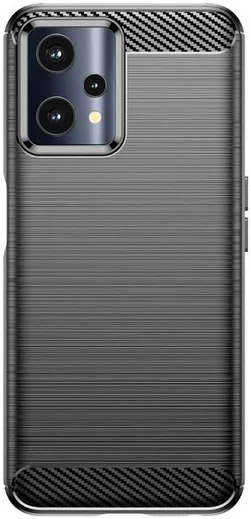 OnePlus Nord CE 2 Lite Hoesje Geborsteld TPU Back Cover Zwart afbeelding 2