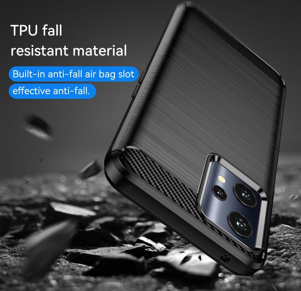 OnePlus Nord CE 2 Lite Hoesje Geborsteld TPU Back Cover Zwart afbeelding 4