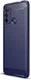 Motorola Moto G60 Hoesje Geborsteld TPU Flexibele Back Cover Blauw afbeelding 1