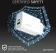 4smarts VoltPlug 45W GaN USB/USB-C Snellader met USB-C Kabel 1.8M Wit afbeelding 5
