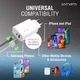4smarts VoltPlug 45W GaN USB/USB-C Snellader met USB-C Kabel 1.8M Wit afbeelding 8