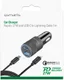 4smarts 27W Fast Charge Autolader met USB-C naar Lightning Kabel 1M afbeelding 6