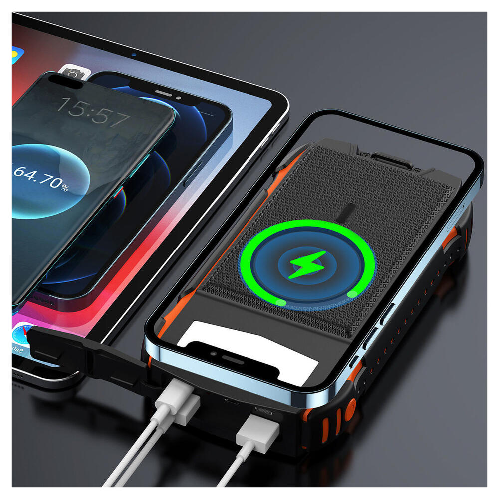 4smarts UltiMag TitanPack Solar MagSafe Powerbank 20.000 mAh Oranje afbeelding 11