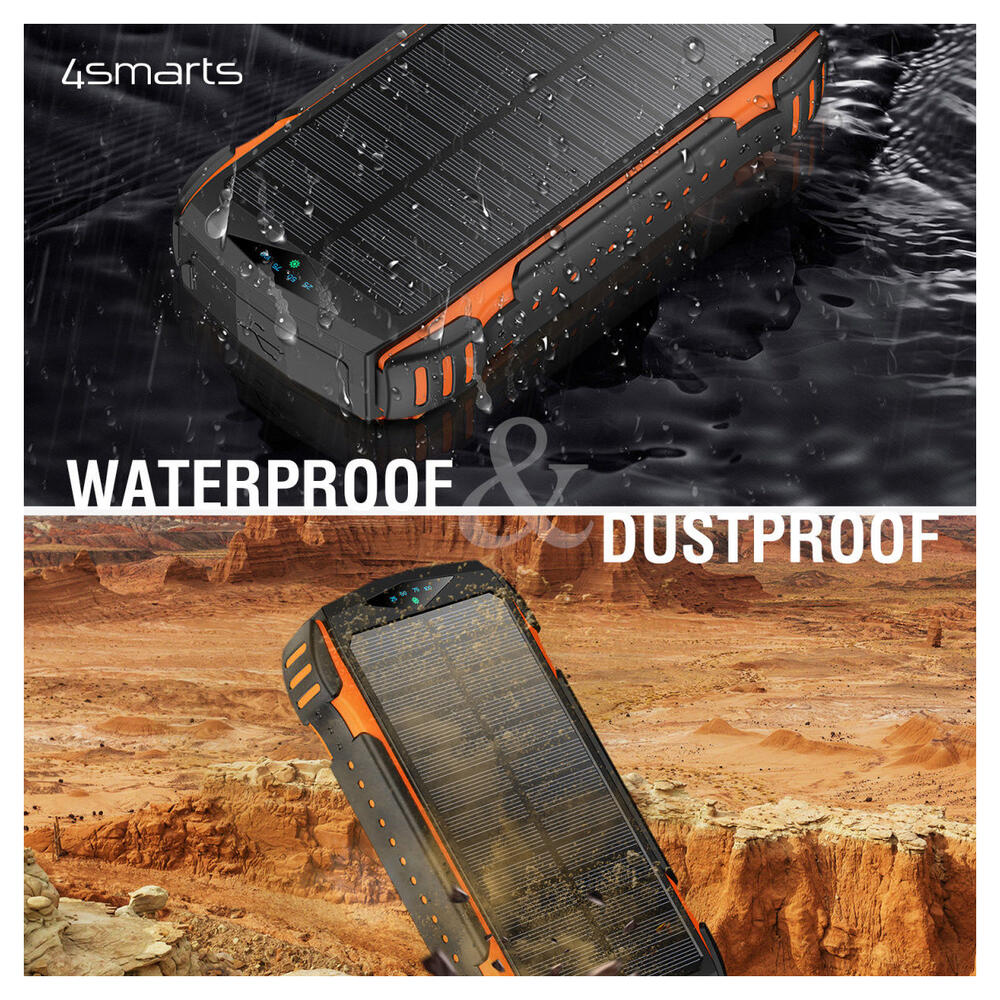 4smarts UltiMag TitanPack Solar MagSafe Powerbank 20.000 mAh Oranje afbeelding 9