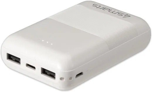 4smarts VoltHub Go2 USB-C/USB-A Powerbank 10.000 mAh Wit afbeelding 1