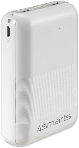 4smarts VoltHub Go2 USB-C/USB-A Powerbank 10.000 mAh Wit afbeelding 2