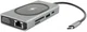 4smarts 9-in-1 USB-C Hub met Draadloze Oplader 15W Grijs afbeelding 2
