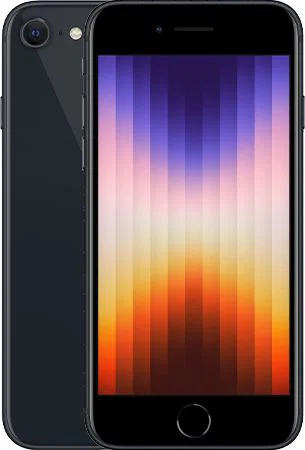 Apple iPhone SE 2022 64GB Zwart afbeelding 3