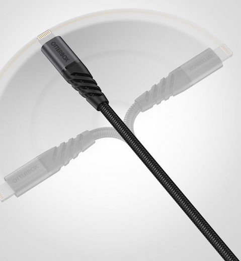 OtterBox Premium MFi USB-A naar Lightning Kabel 3A 1 Meter Roze afbeelding 3