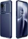 OnePlus Nord 2T Hoesje Siliconen Carbon TPU Back Cover Blauw afbeelding 4