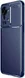 OnePlus Nord 2T Hoesje Siliconen Carbon TPU Back Cover Blauw afbeelding 1