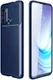 Motorola Moto G60 Hoesje Siliconen Carbon TPU Back Cover Blauw afbeelding 1
