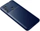 Motorola Moto G60 Hoesje Siliconen Carbon TPU Back Cover Blauw afbeelding 2