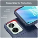 OnePlus Nord 2T Hoesje Shock Proof Rugged Shield Back Cover Blauw afbeelding 5