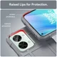 OnePlus Nord 2T Hoesje Shock Proof Rugged Shield Back Cover Grijs afbeelding 5