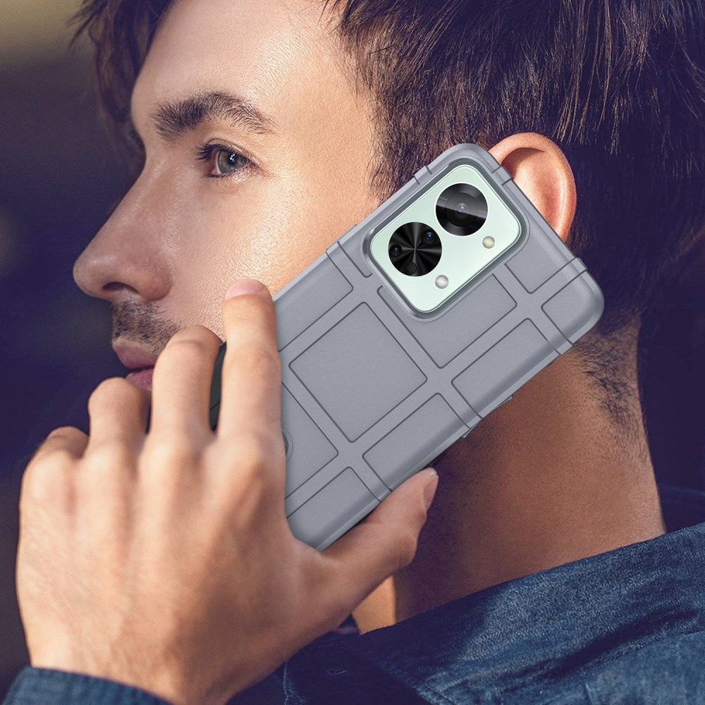 OnePlus Nord 2T Hoesje Shock Proof Rugged Shield Back Cover Grijs afbeelding 6