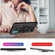 Motorola Moto G60 Hoesje Hybride Kickstand Back Cover Zwart afbeelding 6
