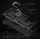 Motorola Moto G60 Hoesje Hybride Kickstand Back Cover Zwart afbeelding 8