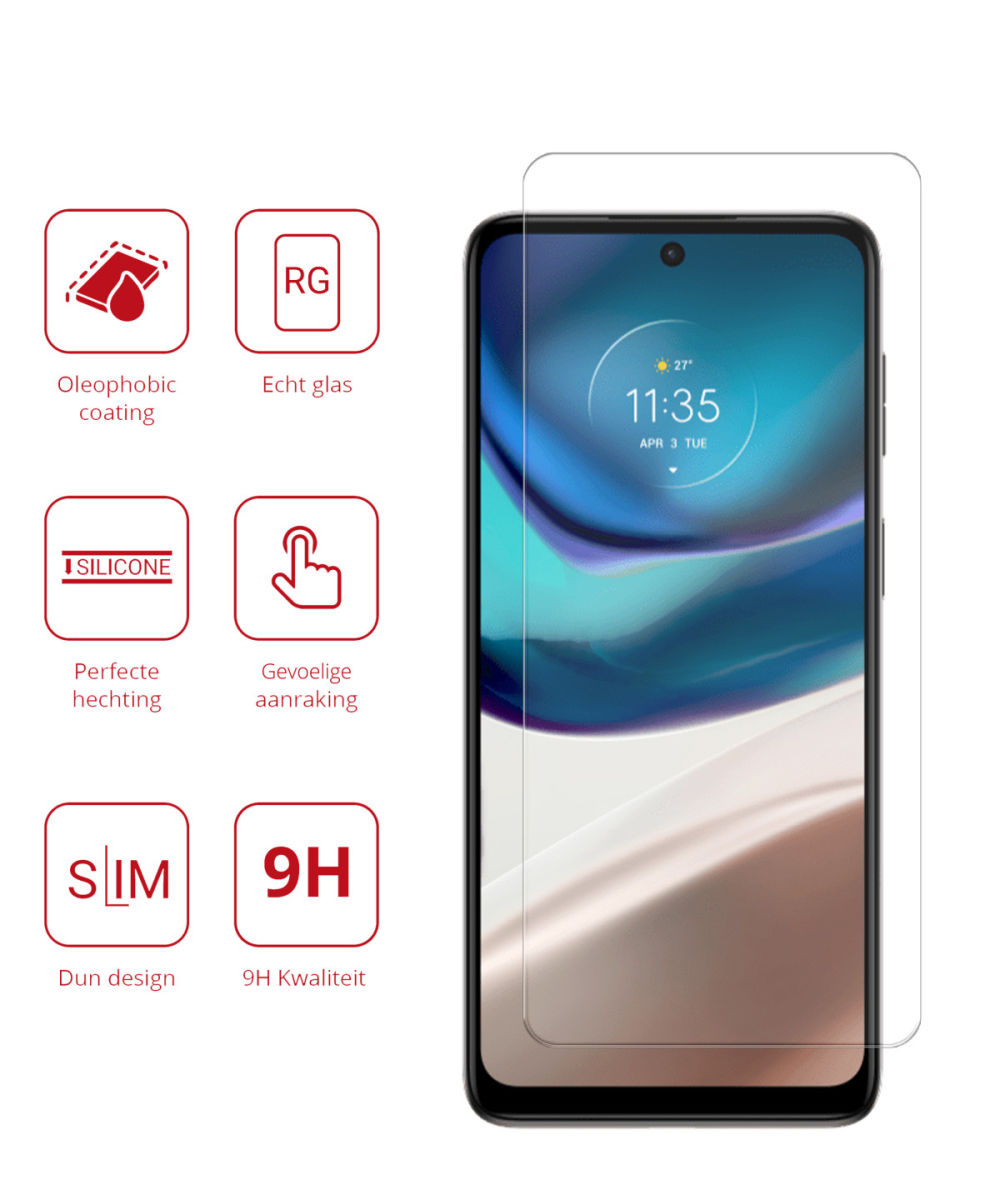 Rosso Motorola Moto G42 9H Tempered Glass Screen Protector afbeelding 2