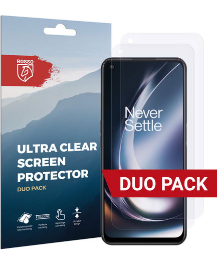 Rosso OnePlus Nord CE 2 Lite Ultra Clear Screen Protector Duo Pack afbeelding 1