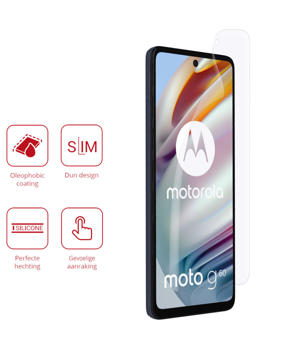 Rosso Motorola Moto G60 Ultra Clear Screen Protector Duo Pack afbeelding 2