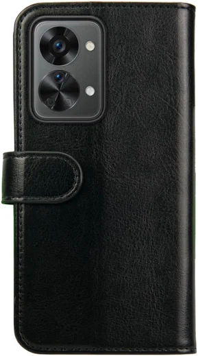 Rosso Element OnePlus Nord 2T Hoesje Book Cover Wallet Zwart afbeelding 2