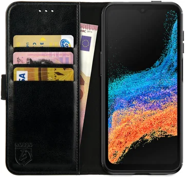 Rosso Element Samsung Galaxy Xcover 6 Pro Hoesje Book Cover Zwart
