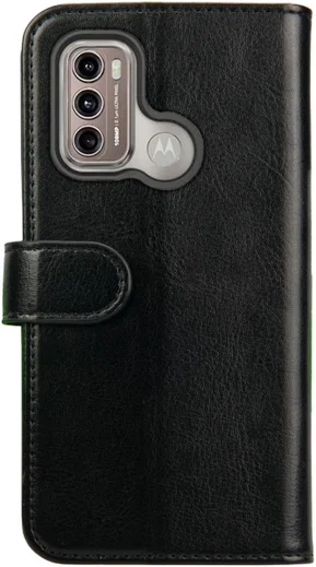 Rosso Element Motorola Moto G60 Hoesje Book Cover Zwart afbeelding 2