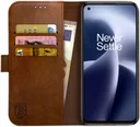 Rosso Element OnePlus Nord 2T Hoesje Book Cover Wallet Bruin