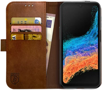 Rosso Element Samsung Galaxy Xcover 6 Pro Hoesje Book Cover Bruin